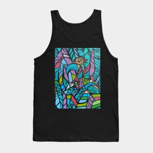 colorful grafitti design Tank Top